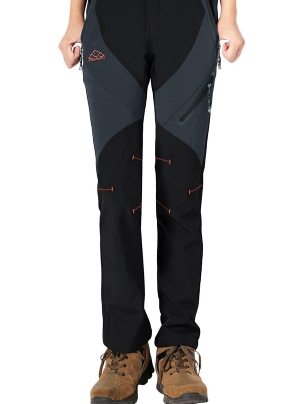 Women's Water Resistant Windproof Fleece Lined Warm Outdoor Insulated Pants